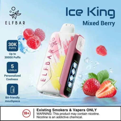 Elf Bar Ice King � Mixed Berries � 30K 30000 Puffs