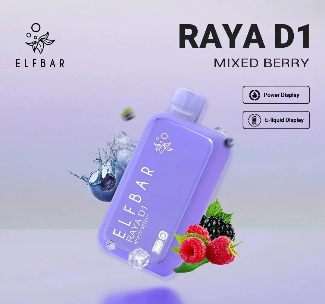 Elf Bar Raya D1 � Mixed Berry