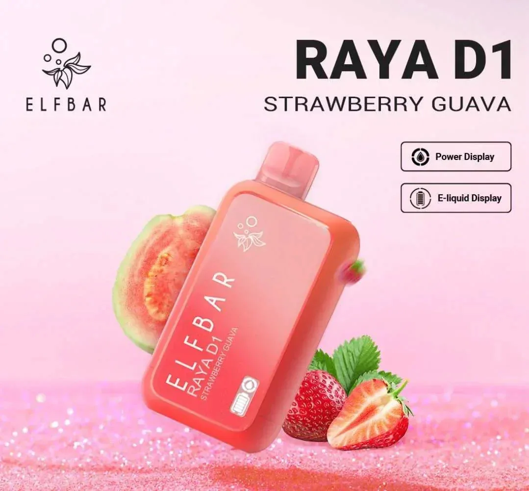 Elf Bar Raya D1 � Strawberry Guava