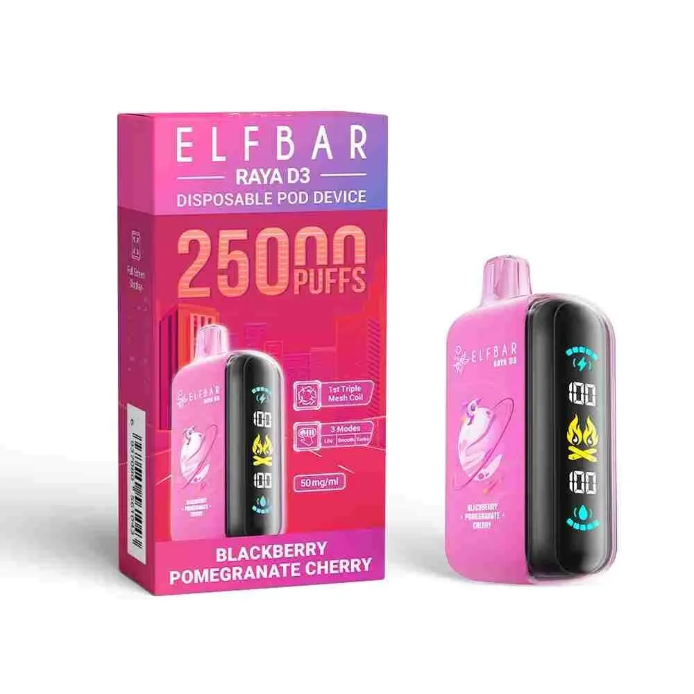 Elf Bar Raya D3 Blackberry Pomegranate Cherry � 25000