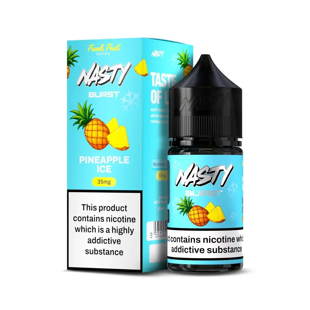Nasty Burst Nic Salts � Pineapple Ice