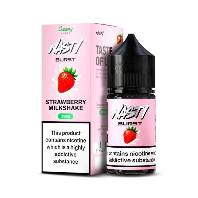 Nasty Burst Nic Salts � Strawberry Milkshake