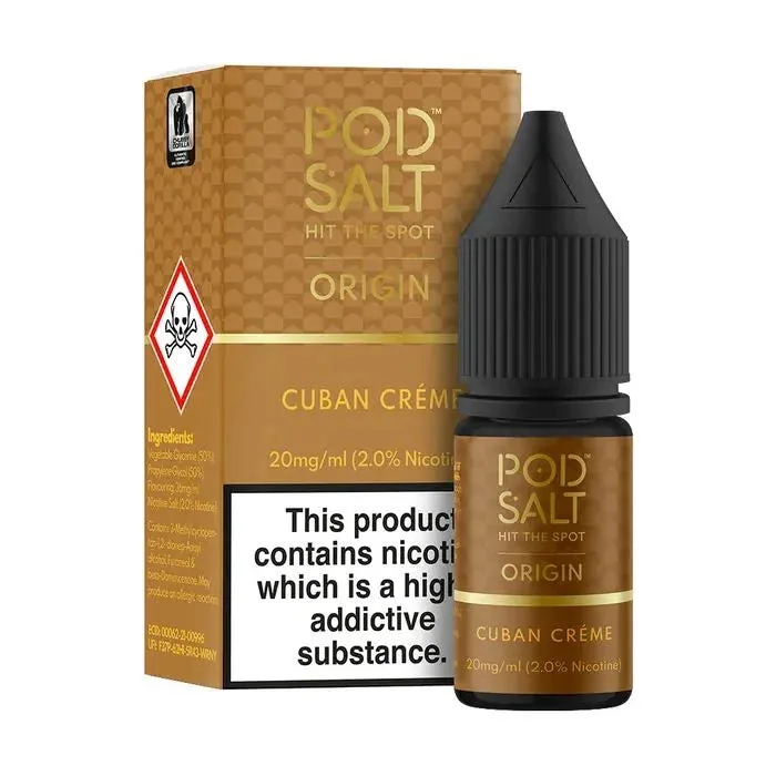Pod Salt Cuban Creme � Nicotine Salt